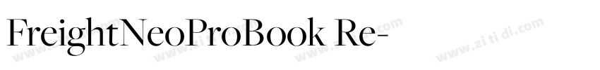 FreightNeoProBook Re字体转换